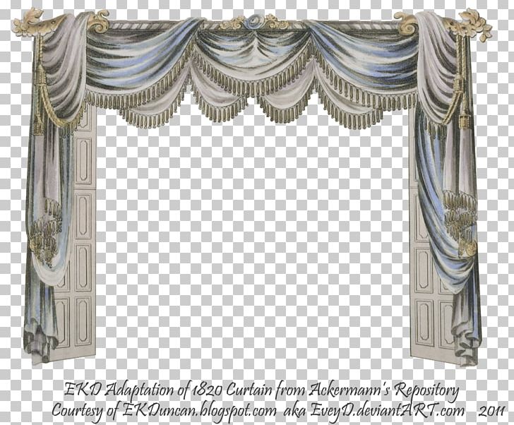 Regency Era Window Blinds & Shades Curtain Toy Theater Ackermann's Repository PNG, Clipart, Ackermanns Repository, Antique, Art, Curtain, Decor Free PNG Download