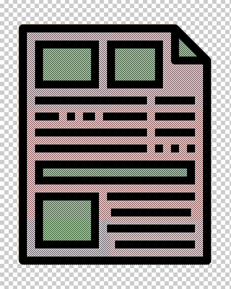 News Icon Newspaper Icon PNG, Clipart, Line, News Icon, Newspaper Icon, Rectangle Free PNG Download