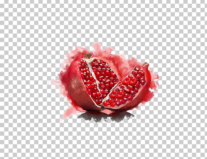 Pomegranate Watercolor Painting Fruit Vegetarian Cuisine Illustration PNG, Clipart, Button, Crea, Food, Fruit Illustration, Fruit Nut Free PNG Download