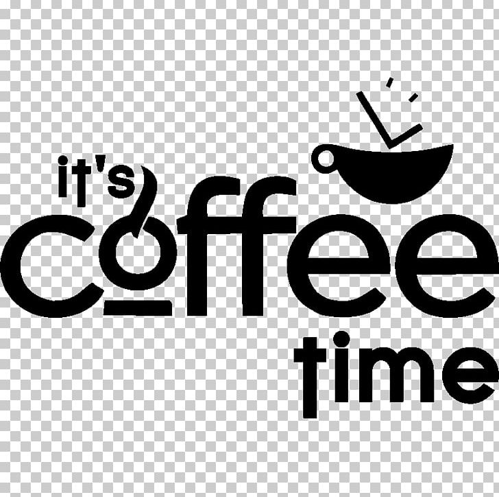 Coffee Time Cafe Brand Cappuccino PNG, Clipart, Advertising, Area, Black And White, Brand, Cafe Free PNG Download