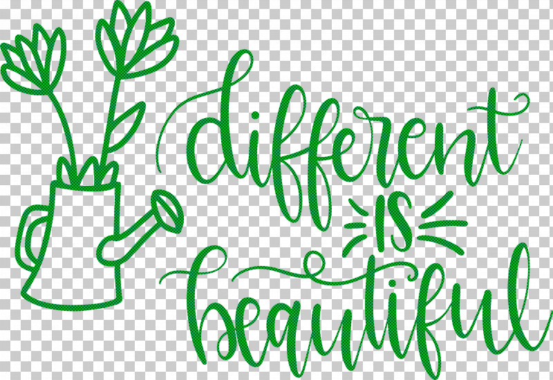 Different Is Beautiful Womens Day PNG, Clipart, Biology, Flower, Green, Leaf, Line Art Free PNG Download