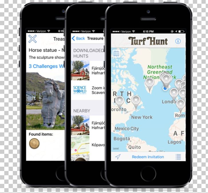 Smartphone TurfHunt Mobile App Locatify Multimedia PNG, Clipart, Birthday, Brand, City, Communication Device, Customer Free PNG Download