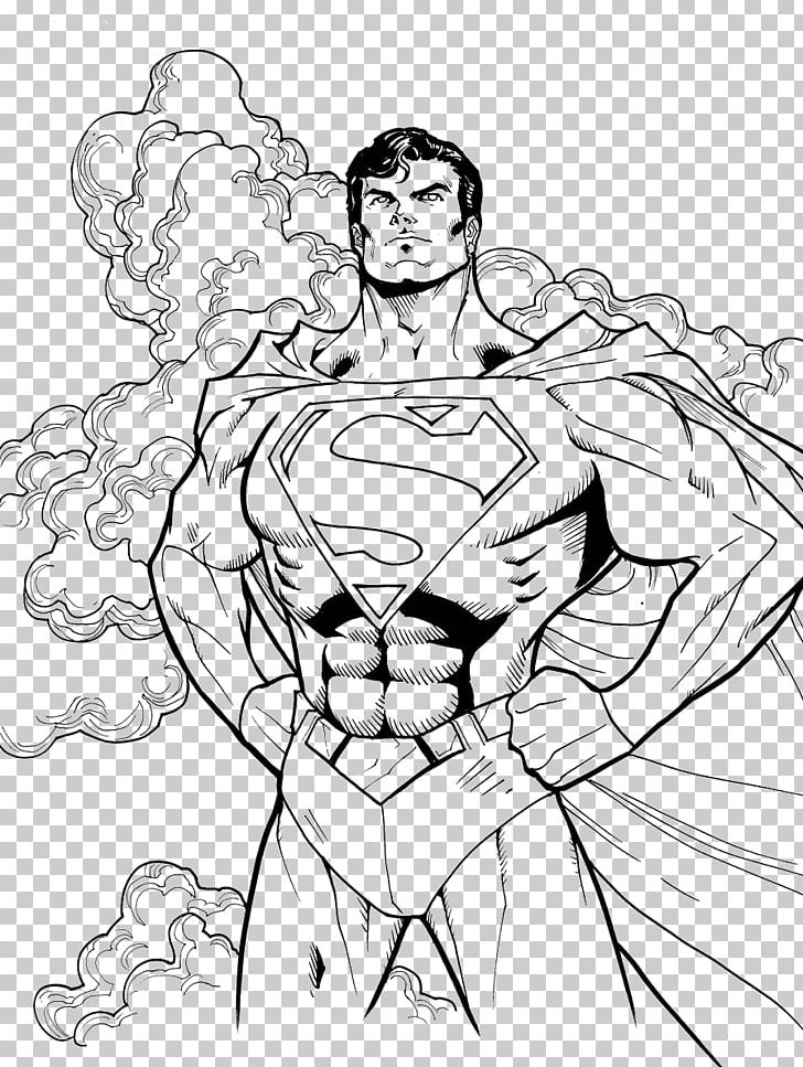 Superman Batman Coloring Book Drawing PNG, Clipart, Adult, Arm, Batman, Clark Kent, Comics Artist Free PNG Download
