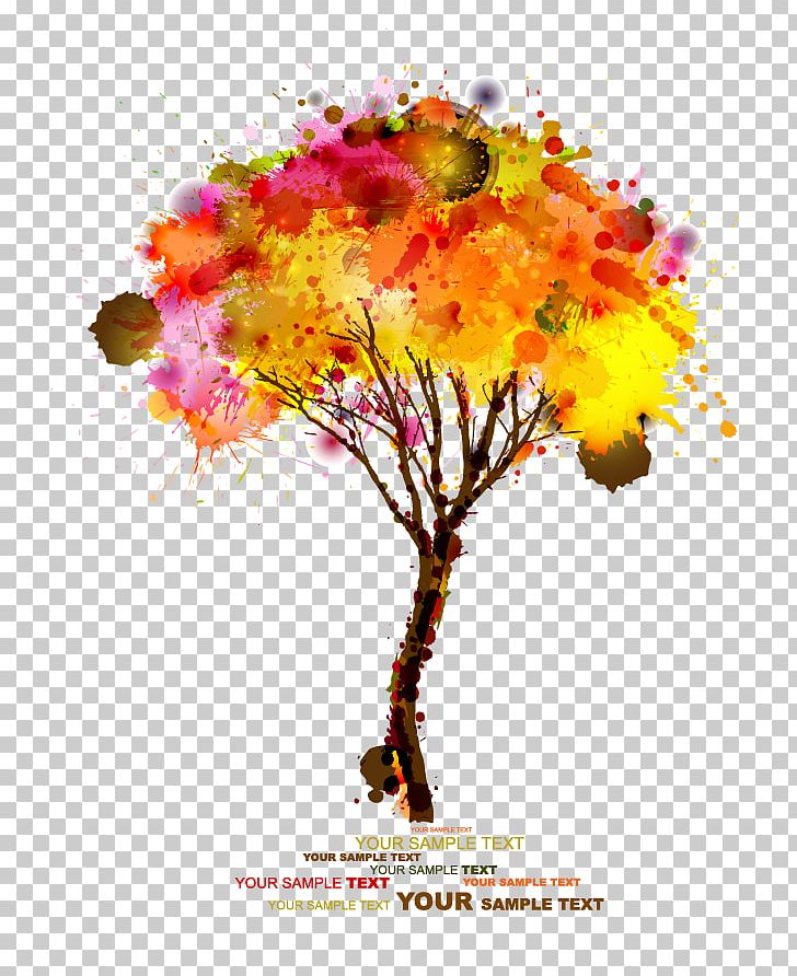 Tree Printing PNG, Clipart, Branch, Brushwork, Color, Computer Wallpaper, Decorative Patterns Free PNG Download