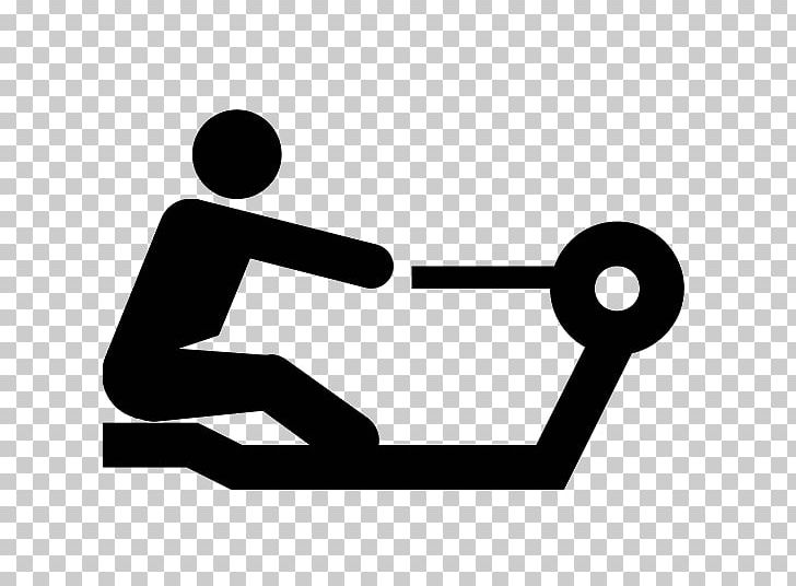 Rowing Indoor Rower Computer Icons Oar PNG, Clipart, Angle, Area, Black And White, Computer Icons, Exercise Free PNG Download