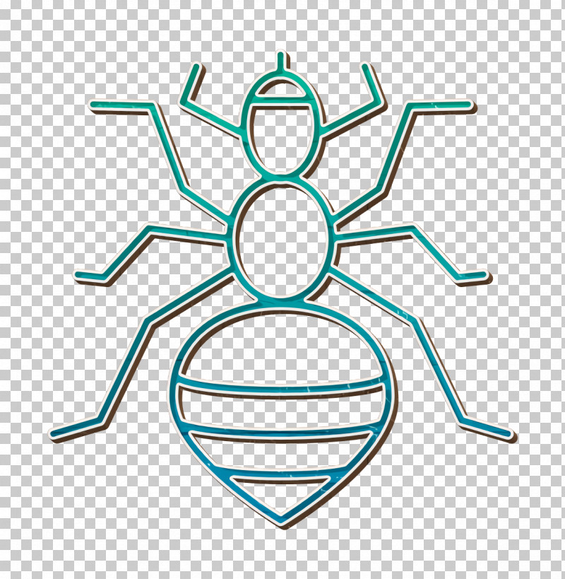 Louse Icon Insects Icon PNG, Clipart, Insects Icon, Line, Louse Icon, Symmetry, Turquoise Free PNG Download