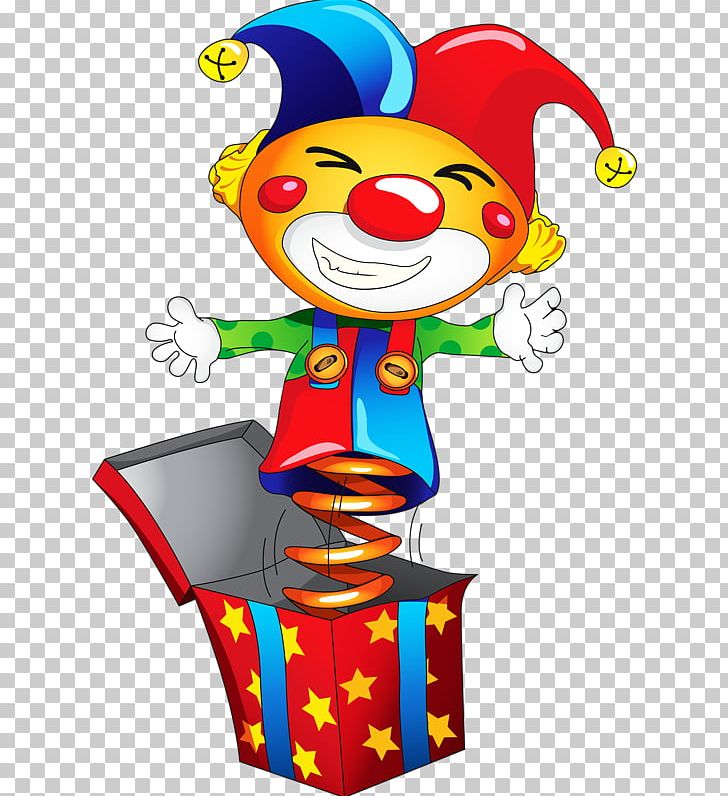 Spring Jumping Clown Circus PNG, Clipart, Animation, Art, Baby Toy, Baby Toys, Box Free PNG Download