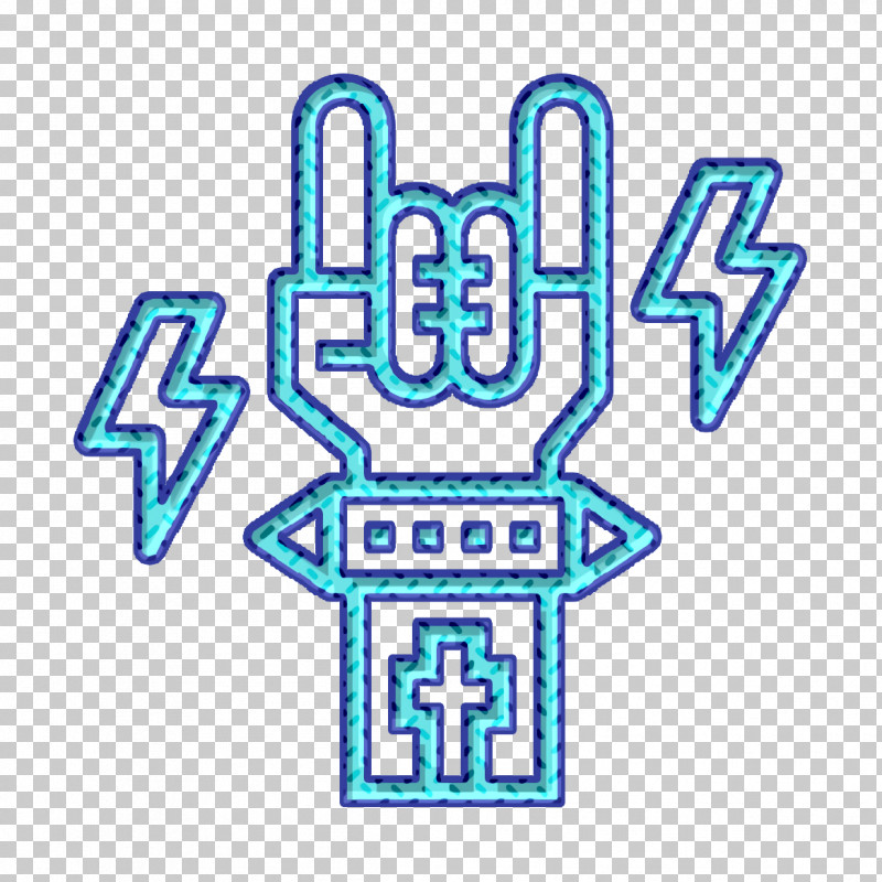 Punk Rock Icon Rock Icon Hands Icon PNG, Clipart, Electric Blue, Hands Icon, Line, Logo, Punk Rock Icon Free PNG Download