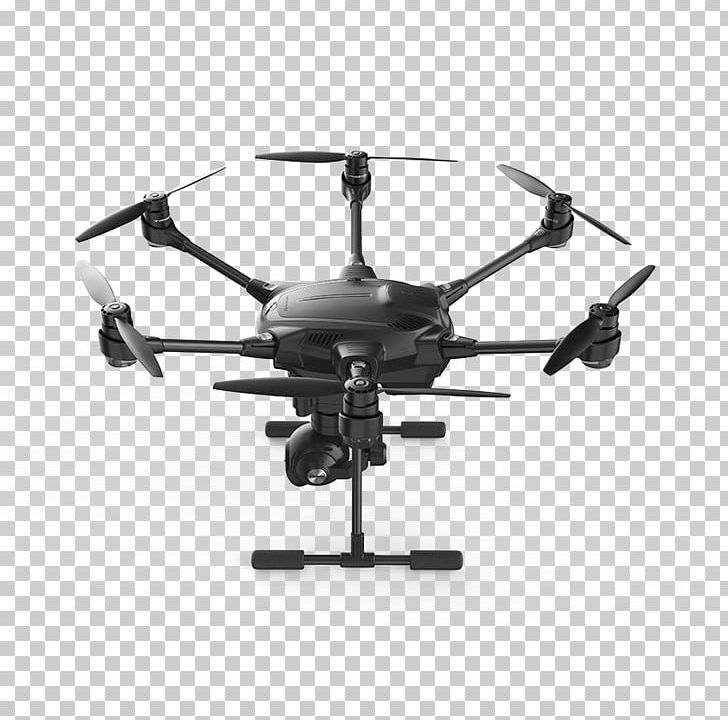Yuneec International Typhoon H Gimbal Unmanned Aerial Vehicle 4K Resolution PNG, Clipart, 4k Resolution, Aerial Photography, Aircraft, Black And White, Camera Free PNG Download