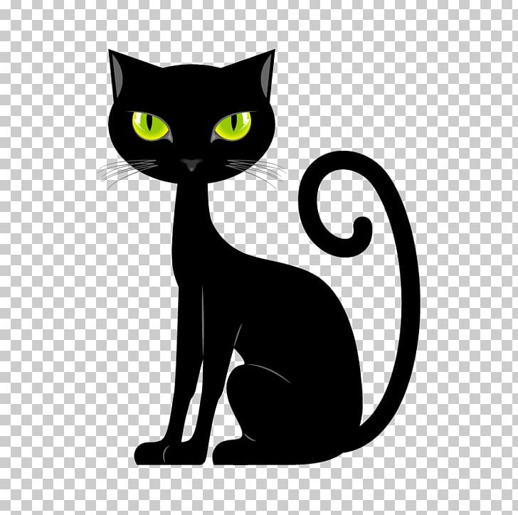 Black Cat Kitten PNG, Clipart, Animals, Black, Black And White, Black Cat, Carnivoran Free PNG Download