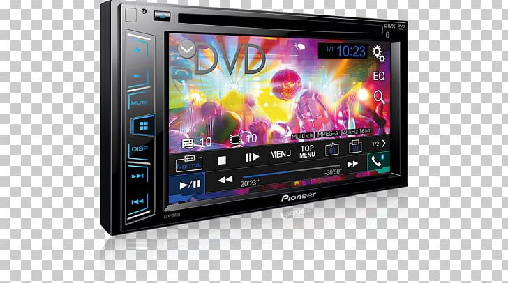 Vehicle Audio Pioneer Corporation Radio Receiver Touchscreen Pioneer AVH-270BT PNG, Clipart, Amplifier, Audio, Av Receiver, Display Device, Dvd Free PNG Download