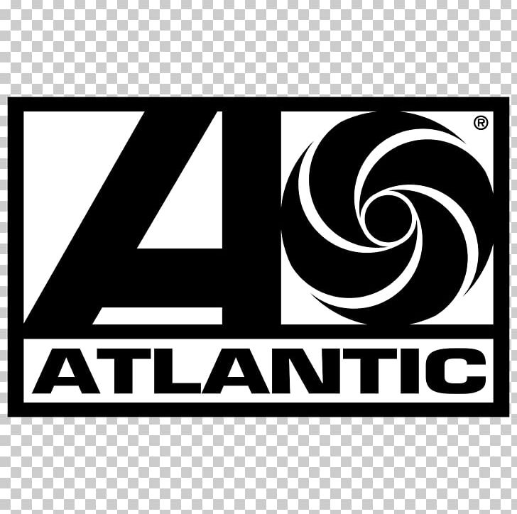 Logo Atlantic Records Graphics Brand GIF PNG, Clipart, Area, Atlantic, Atlantic Records, Black, Black And White Free PNG Download