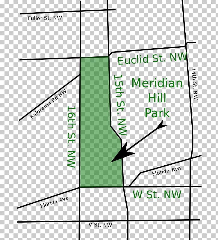 Meridian Hill Park Urban Park Map Location PNG, Clipart, Angle, Area, Degree, Diagram, District Of Columbia Free PNG Download
