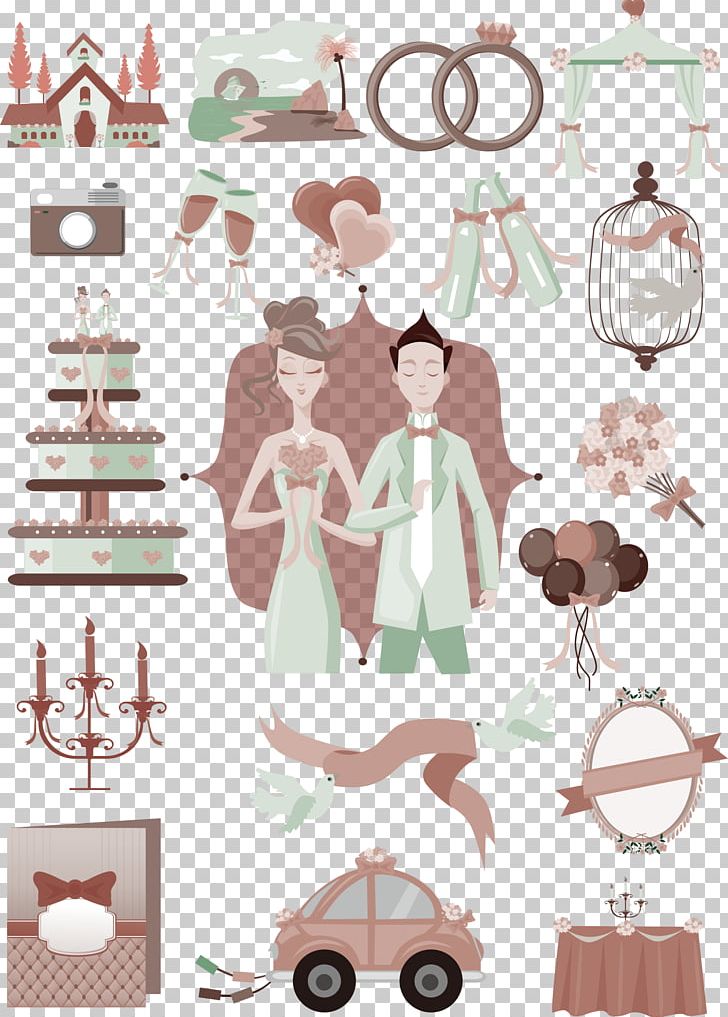 Wedding Invitation Wedding Cake PNG, Clipart, Balloon, Bouquet, Camera, Character, Elements Vector Free PNG Download