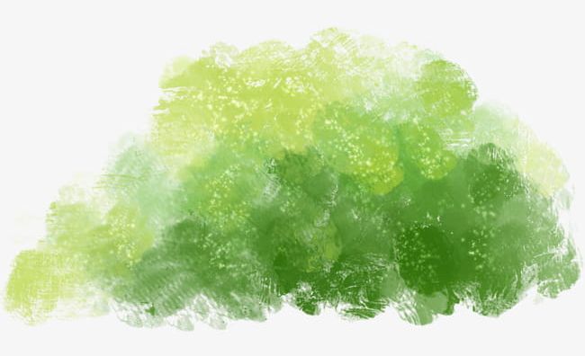 Painted Green Trees PNG, Clipart, Green, Green Clipart, Painted Clipart, Tree, Trees Clipart Free PNG Download