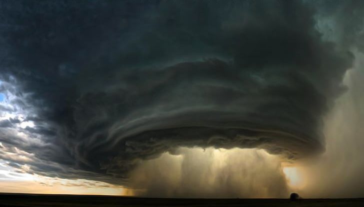 Supercell Thunderstorm Sunset Tornado PNG, Clipart, Atmosphere, Cloud, Computer Wallpaper, Cumulus, Energy Free PNG Download