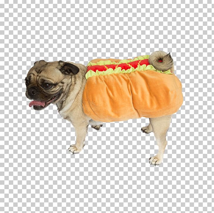 Pug Hot Dog Days Pet Costume PNG, Clipart, Buycostumescom, Carnivoran, Clothing, Companion Dog, Costume Free PNG Download