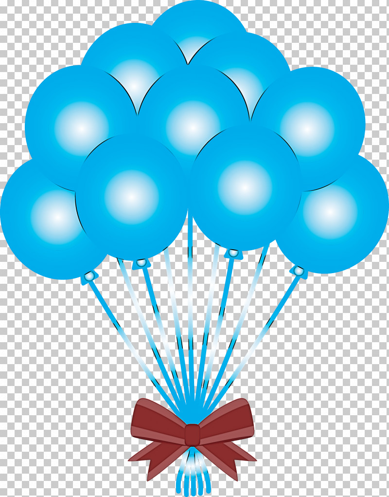 Balloon PNG, Clipart, Aqua, Balloon, Blue, Party Supply, Turquoise Free PNG Download