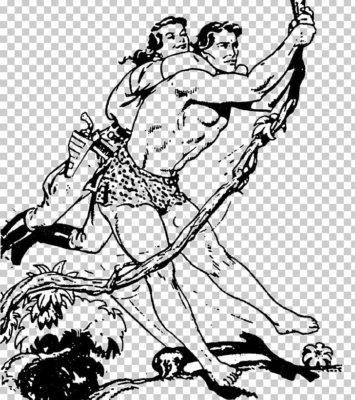 Tarzan Drawing Comics Artist Cartoon PNG, Clipart, Area, Arm, Art, Artwork, Bande Free PNG Download