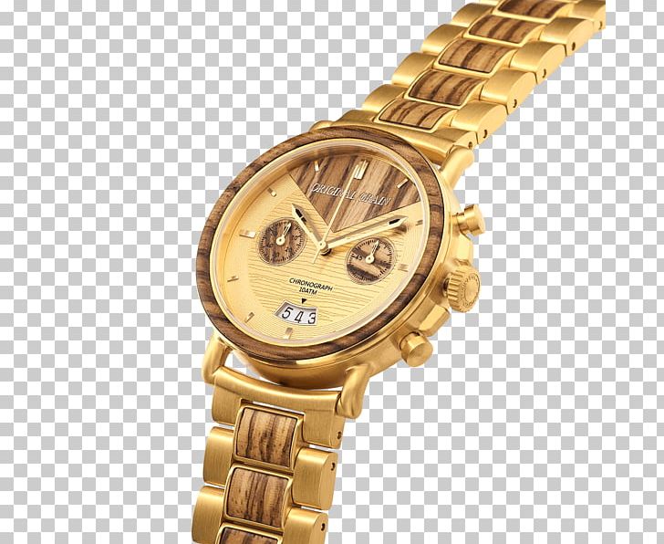 Watch Strap Gold Chronograph Wood PNG, Clipart, Accessories, Bracelet, Brand, Chronograph, Clothing Accessories Free PNG Download