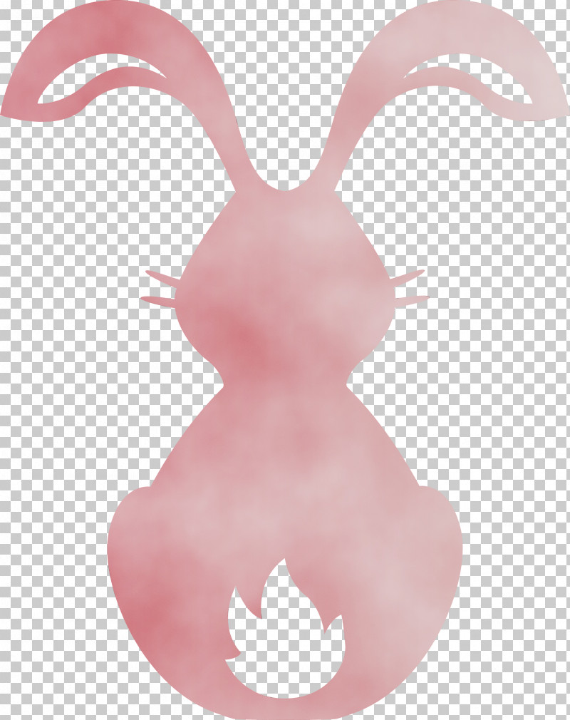 Pink Nose Rabbits And Hares PNG, Clipart, Cute Bunny, Easter Day, Nose, Paint, Pink Free PNG Download