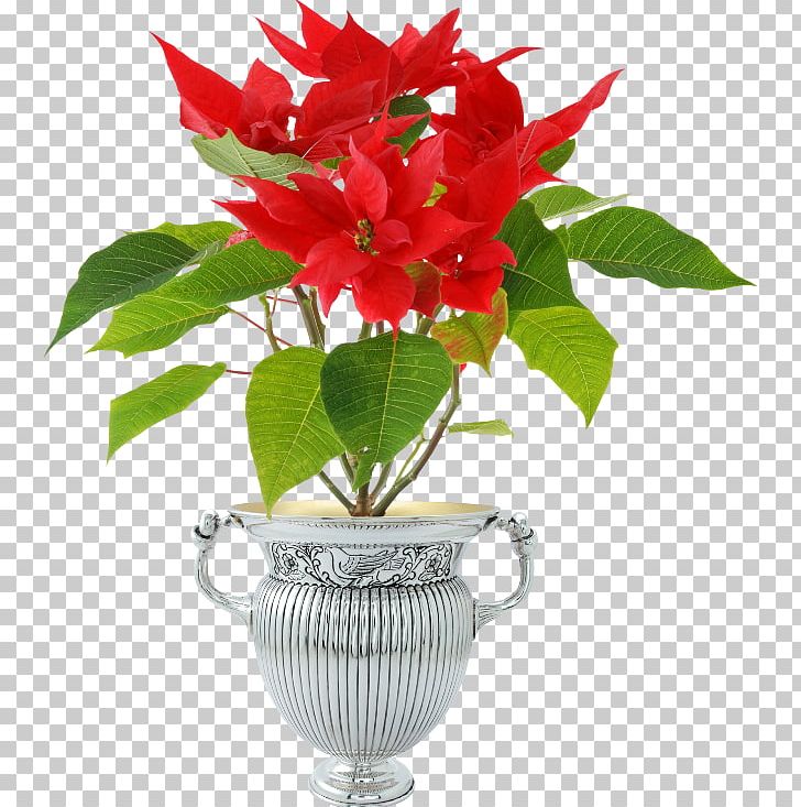 Flowerpot Christmas Floral Design PNG, Clipart, Artificial Flower, Christmas, Cicekler, Crock, Cut Flowers Free PNG Download