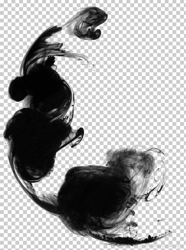 Ink TFBoys Black PNG, Clipart, Black, Black And White, Ear, Feng Shui, India Ink Free PNG Download