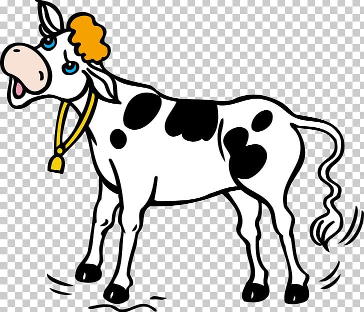 Guernsey Cattle Drawing Cartoon PNG, Clipart, Animal, Animals, Art, Black And White, Cow Milk Free PNG Download