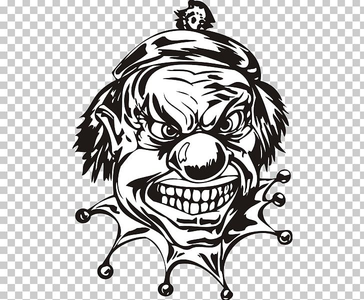 Joker Evil Clown Drawing PNG, Clipart, Artwork, Black And White, Bone, Character, Circus Free PNG Download
