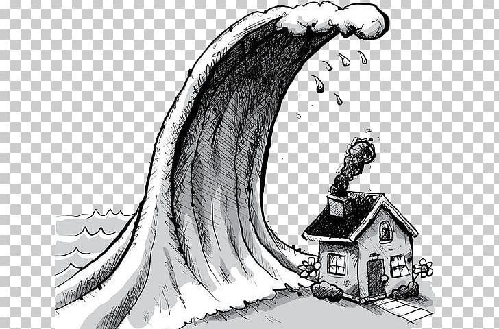 Tsunami Cartoon Wave Illustration PNG, Clipart, Art, Artwork, Automotive Design, Big, Big Flood Free PNG Download