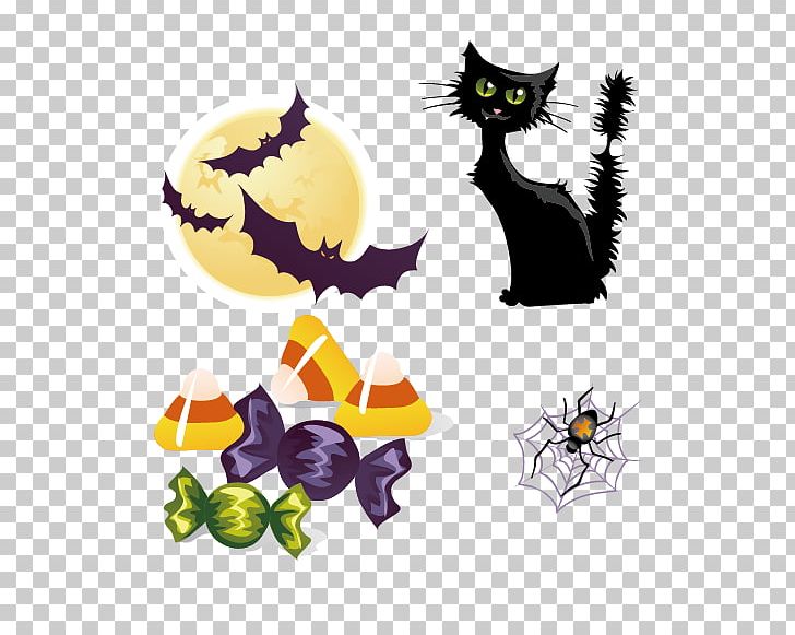 Halloween Jack-o-lantern PNG, Clipart, Carnivoran, Cartoon, Cat Like Mammal, Cobweb, Design Element Free PNG Download
