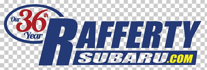 Rafferty Subaru Logo Brand Banner Organization PNG, Clipart, Advertising, Area, Banner, Blue, Brand Free PNG Download
