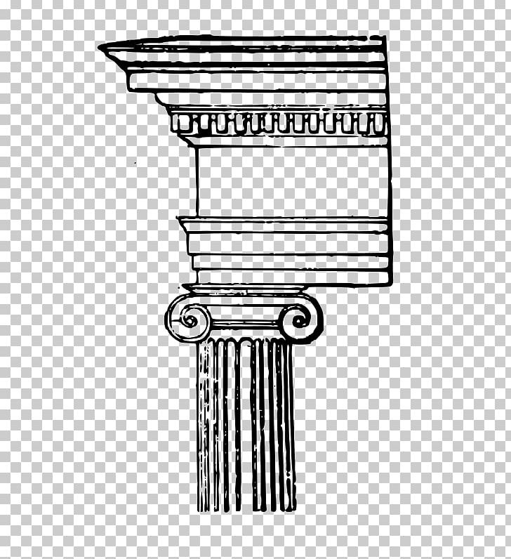 Ionic Order Art PNG, Clipart, Angle, Architecture, Art, Black And White, Capital Free PNG Download