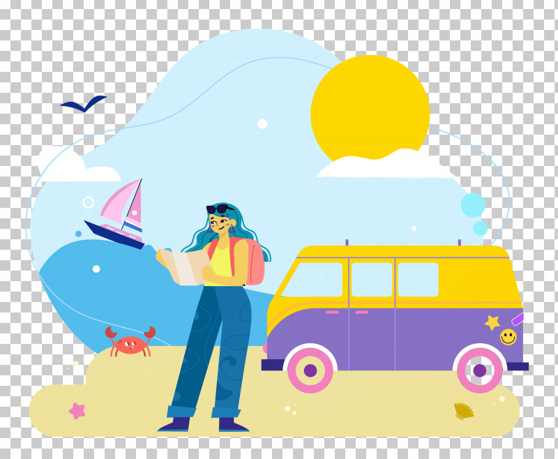 Seashore Day Vacation Travel PNG, Clipart, Cartoon, Drawing, Happiness, Painting, Royaltyfree Free PNG Download