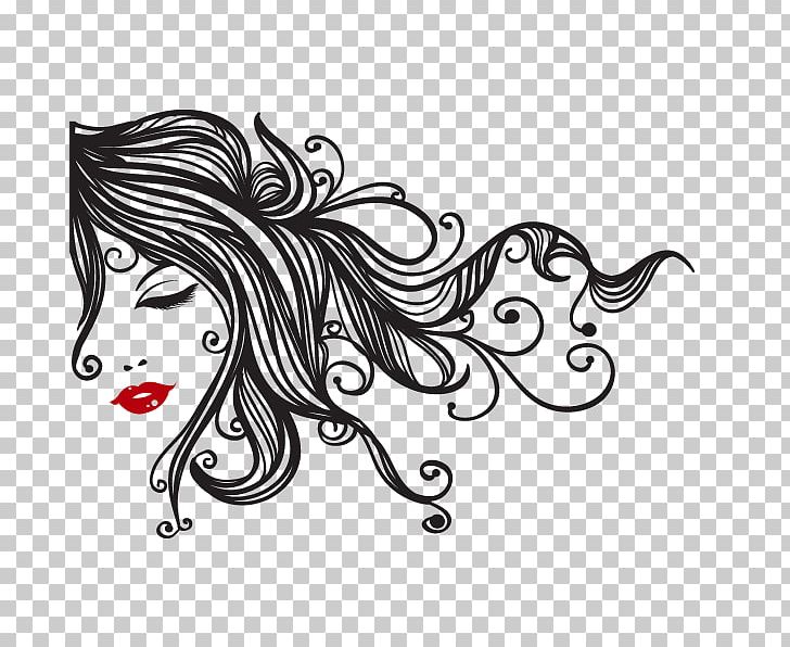 Beauty Parlour Wall Woman Sticker Barber PNG, Clipart, Artwork, Barber, Beauty, Beauty Parlour, Black Free PNG Download