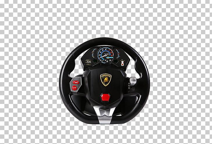 rc lamborghini with steering wheel