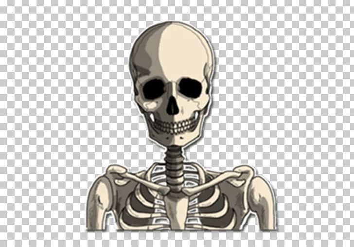 骷髅 Skeleton Sticker Skull Telegram PNG, Clipart, Bone, Collecting, Decal, Jaw, Line Free PNG Download