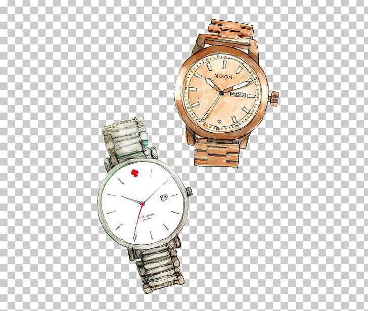 Watch Drawing Fashion Illustration Illustration PNG, Clipart, Accessories, Apple Watch, Brand, Cartoon, Designer Free PNG Download