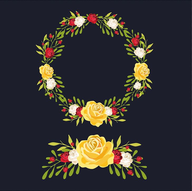 Floral Design Wreath Flower PNG, Clipart, Bouquets, Christmas Wreath, Cute, Encapsulated Postscript, Euclidean Vector Free PNG Download