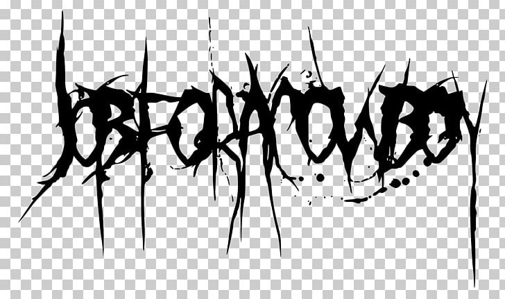 Logo Job For A Cowboy Deathcore Death Metal Art PNG, Clipart, Black, Black And White, Black Dahlia Murder, Calligraphy, Computer Wallpaper Free PNG Download