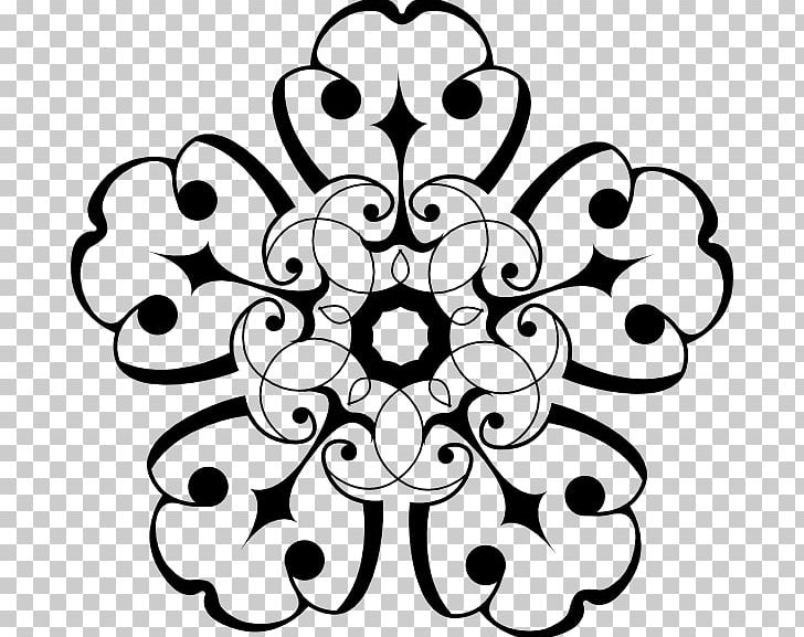 Flower Black And White PNG, Clipart, Art, Black, Black And White, Black And White Flower Border, Circle Free PNG Download
