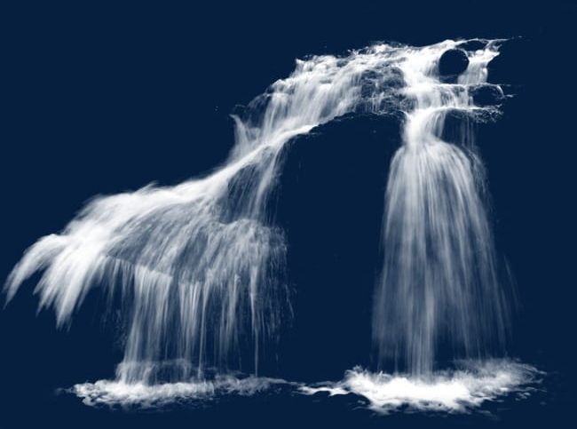 Waterfall PNG, Clipart, Creative, Creative Water, Effect, Ripples, Splash Free PNG Download