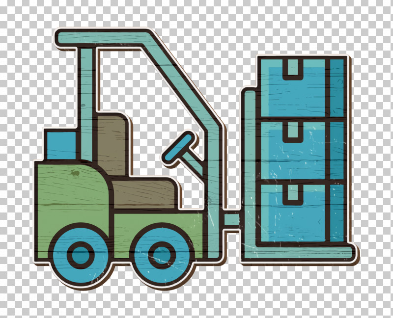 Logistics Icon Forklift Icon Truck Icon PNG, Clipart, Cartoon M, Forklift Icon, Logistics Icon, Machine, Polymer Free PNG Download