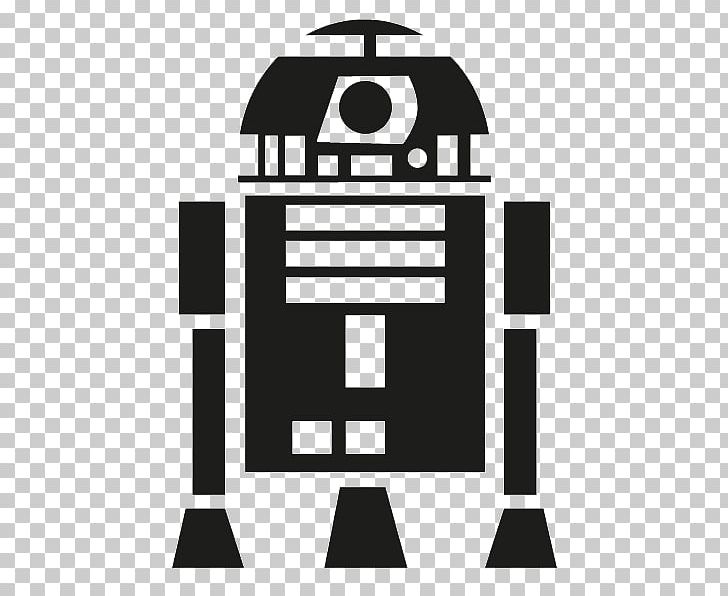 R2-D2 Wall Decal Sticker Window PNG, Clipart, Black, Black And White, Brand, Decal, Droid Free PNG Download