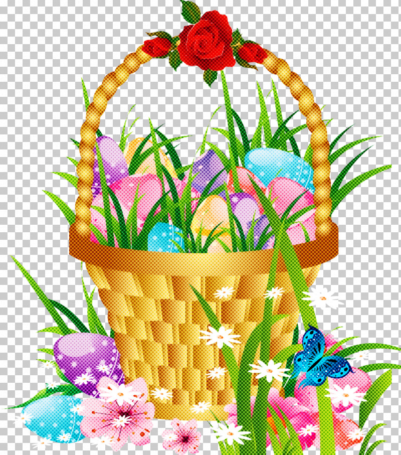Flowerpot Cut Flowers Plant Flower Gift Basket PNG, Clipart, Basket, Cut Flowers, Easter Basket Cartoon, Eggs, Flower Free PNG Download