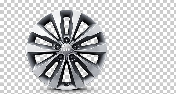 Alloy Wheel Kia Carnival Kia Motors Hubcap PNG, Clipart, Alloy Wheel, Automotive Tire, Automotive Wheel System, Auto Part, Black And White Free PNG Download