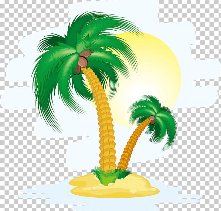 Cartoon Island PNG, Clipart, Christmas Tree, Coconut, Desert Island, Family Tree, Fruit Free PNG Download