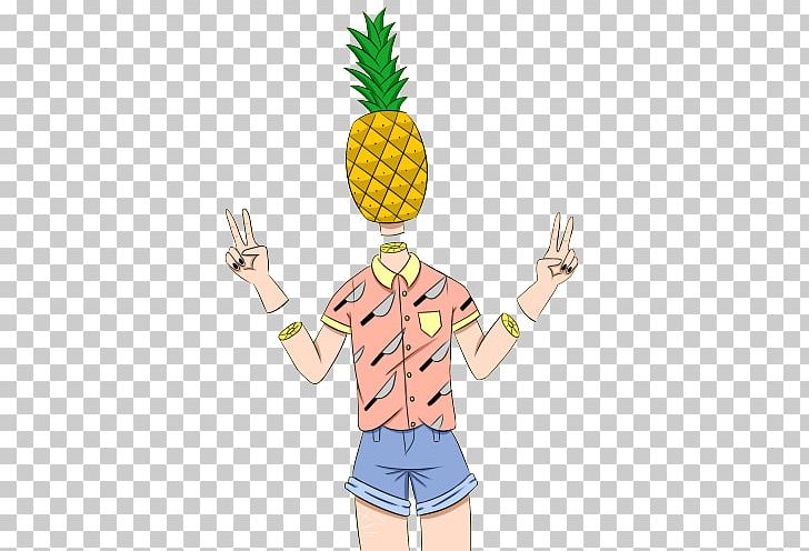 Pineapple Human Behavior Finger PNG, Clipart, Ananas, Behavior, Bromeliaceae, Cartoon, Finger Free PNG Download