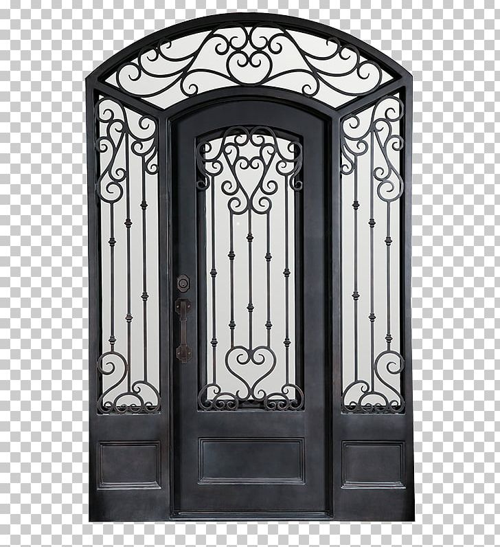 Door Acadian Iron Works Sidelight Thermal Break Stock PNG, Clipart, Acadian Iron Works, Arch, Black And White, Door, Furniture Free PNG Download