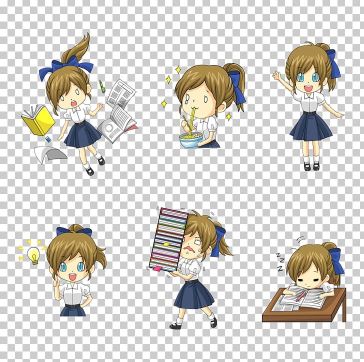 Student Cartoon School Uniform Illustration PNG, Clipart, Attend Class, Cartoon Characters, Cartoon Student, Character, Child Free PNG Download
